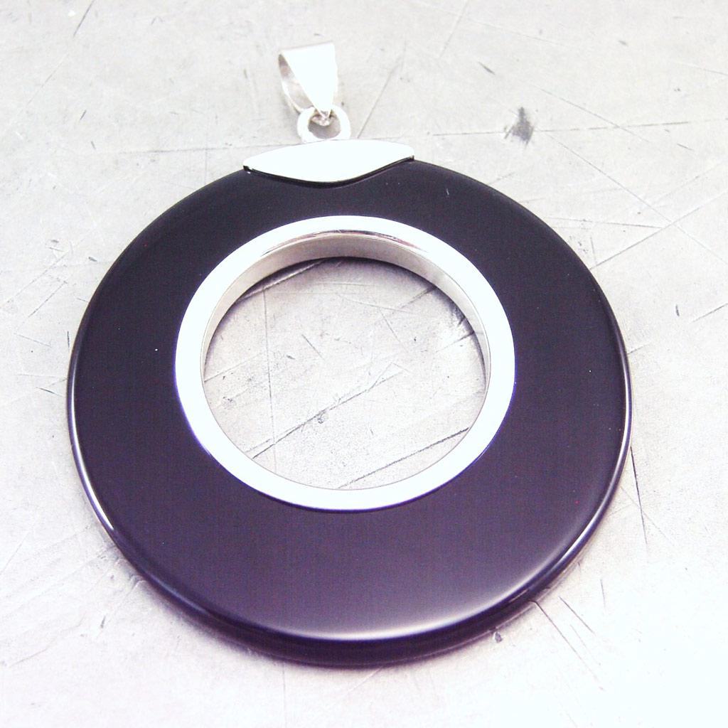 Les Trésors De Lily [G5625] - Серебряный кулон «Обао» с ониксом