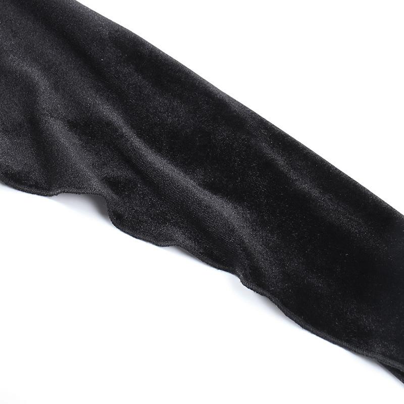 GMXIA Костюм на Хеллоуин Ведьма Сексуальное Длинное Платье С Разрезом Кружева Ажурное Расклешенное Платье Рукава Женское