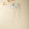 Princess Style Bow Hair Clip Lace Headwear Lovely Swallowtail Bow Hairpin  Wedding Season