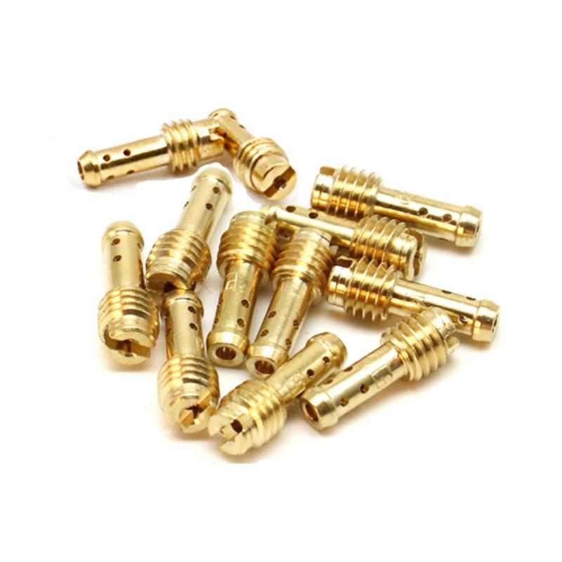 10Pcs Pilot Jets Carburetor For MIKUNI VM TM TMX Carburador VM22/210 TZR250 3XV EN125 AX100 Slow Jet Injectors Nozzle Gicleur