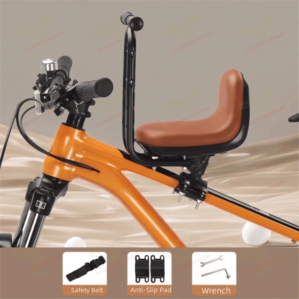 Front Mounted Bike Child Seat Full Surround Safety Mountain Bike Child Seat Folding Bike Use