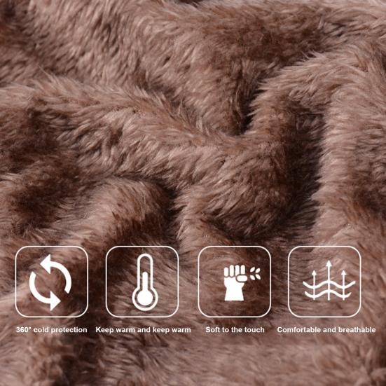 2 шт./комплект женский зимний шарф шапка комплект толстый вязаный теплый противоскользящий