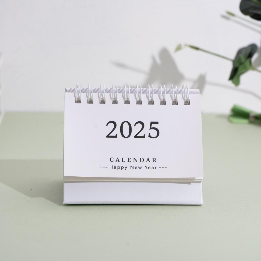 Календарь 2026/2025/2024 Простой Мини Настольный Календарь Каваи Список Дел Ежедневное Расписание Настольный Планировщик Канцелярские Принадлежности для Дома и Офиса