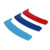 3PCS for BMW X1 Series U11 2023 Car 3D M Styling Front Grille Cover Trim Bumper Strips Stickers Cover External Accessories