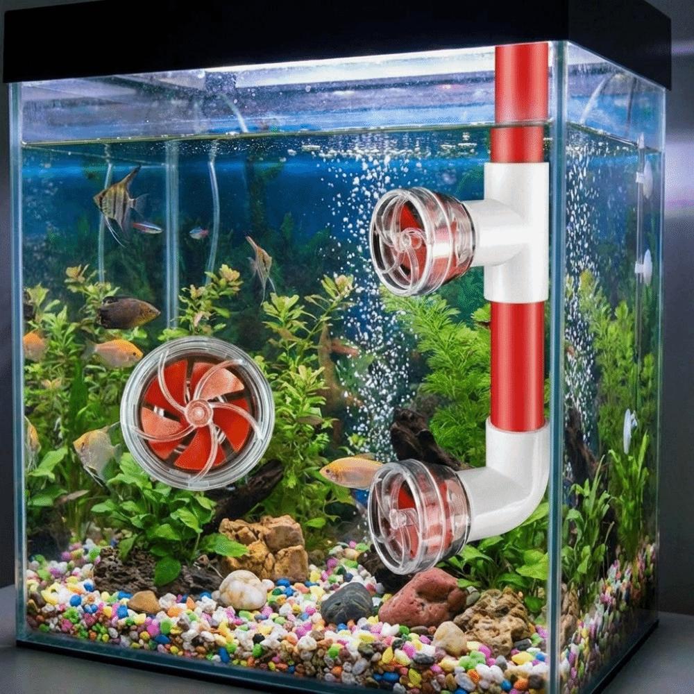 Rotary Type Auto-Rotating Fan Kit Transparent Aquarium Wave Maker Nozzle Aquarium Application