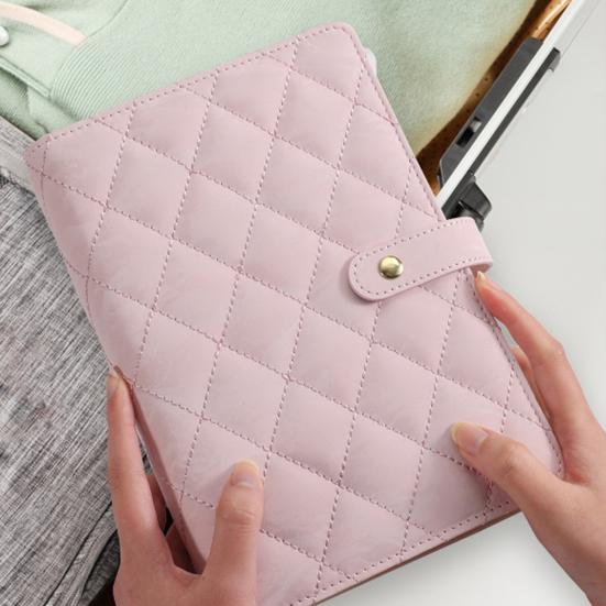 Дорожная шкатулка для украшений из искусственной кожи, многосекционный органайзер для хранения, водонепроницаемый стеганый чехол для хранения украшений