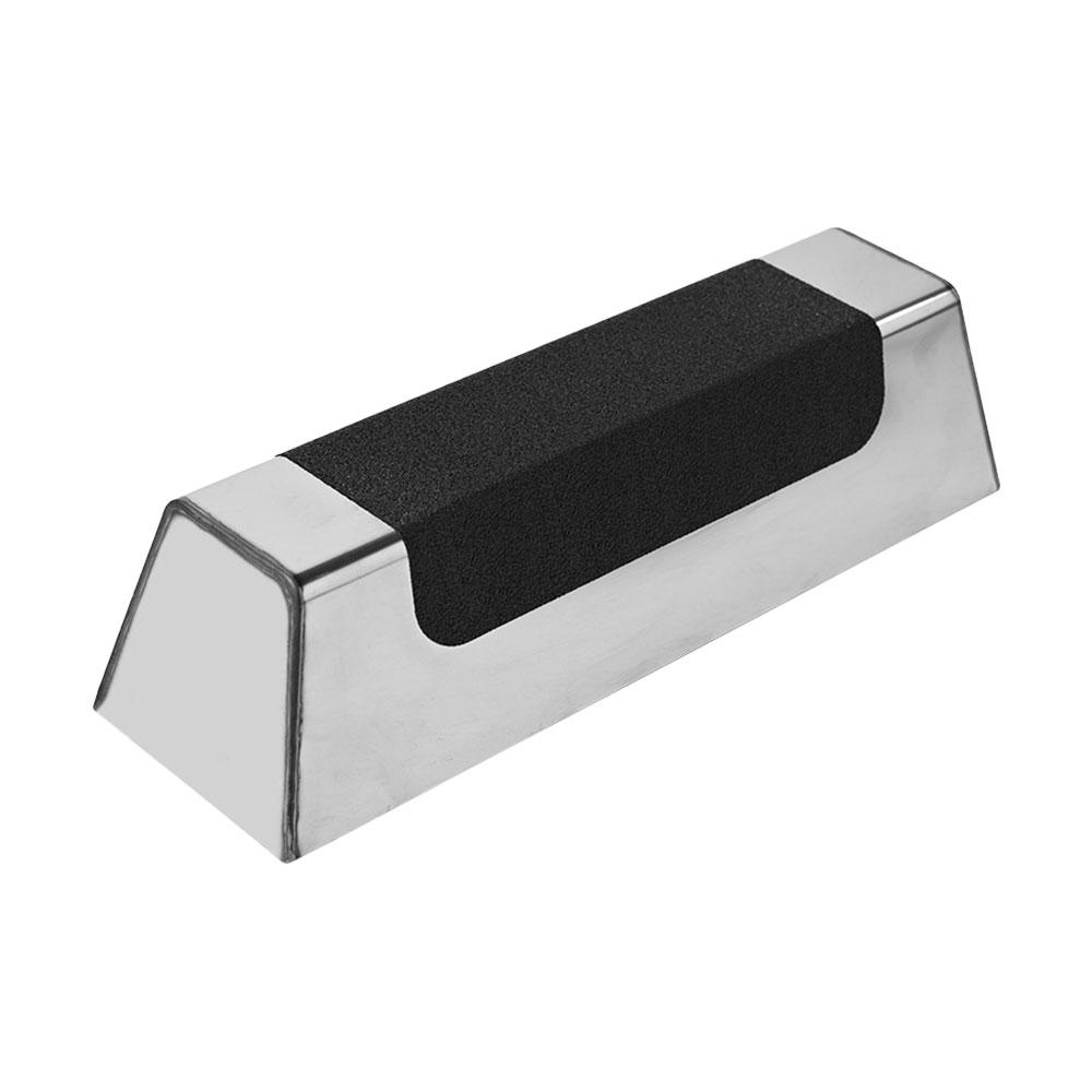 Stainless Steel Mud Pan Sturdy Bucket Metal Heavy Duty Tray Tool Anti Slip Drywall Sheared Edges Mud Pan for Easy Knife Cleaning