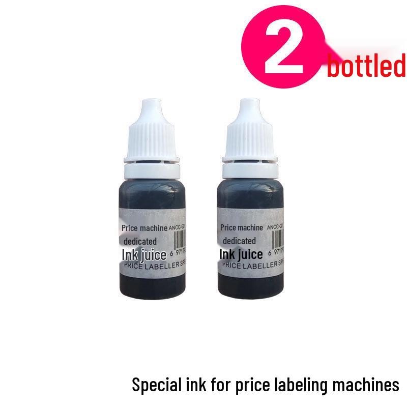 Single-Row Price Marker Kit: Ink Gun, 5500 Labels, Ink Roller, and Accessories.