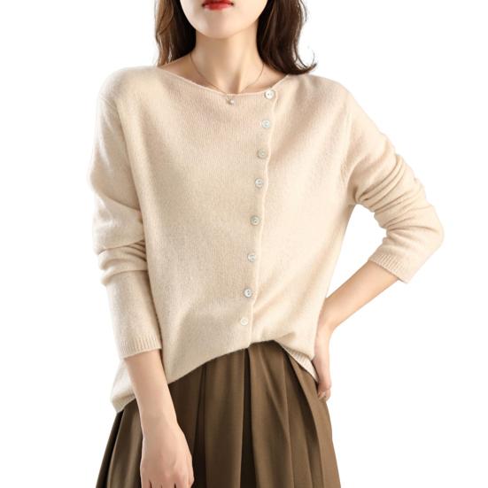 Вязаные топы женские с длинным рукавом и круглым вырезом повседневные топы в домашнем стиле однотонные однобортные облегающие эластичные футболки повседневная одежда