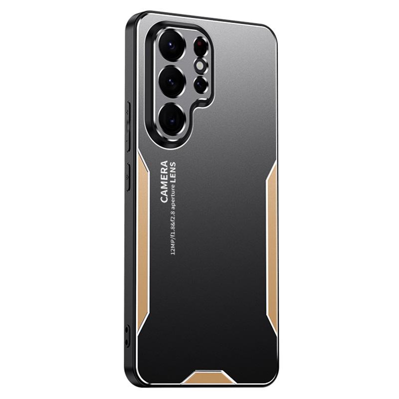 Задняя крышка для Samsung Galaxy S22 Ultra 5G, прочный защитный чехол из военного алюминиевого сплава