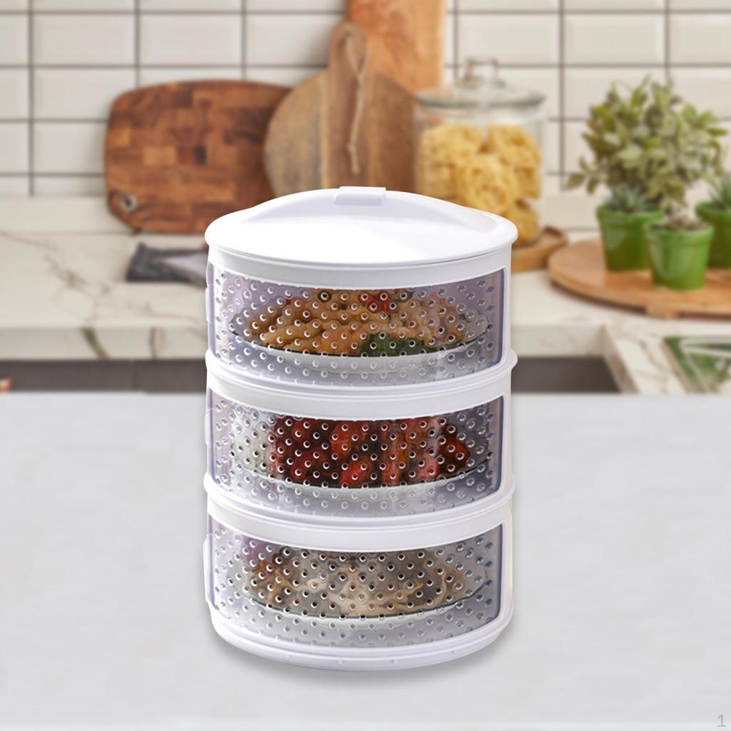 Многослойная защитная сетка для пищевых продуктов, тарелки для сохранения тепла, миски, блюдо для дома