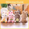 Cute Bunny Plush Toy Keychain With Pp Cotton Filling For Kids And Teens