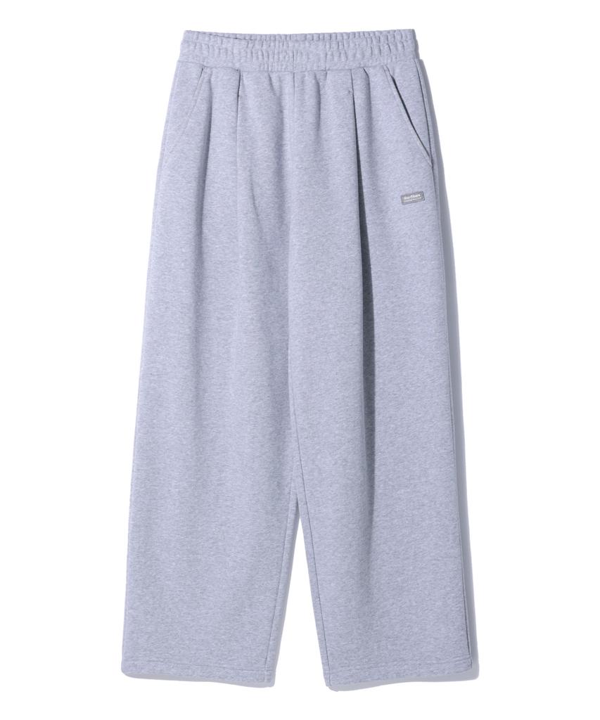 RAYFIKERS Wappen Logo Wide Single-Pleat Sweatpants Melange Grey (Mo6Pu181-097)