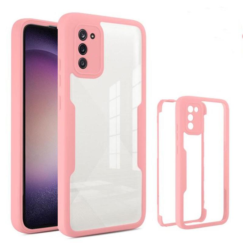 Чехол S23 Ultra Plus, роскошные чехлы с пленкой на передний экран и задней панелью для Samsung Galaxy S 23 S23Ultra S23Plus, противоударный двойной прозрачный чехол из ТПУ