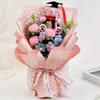 Plush Rose Flower Bouquet Colorful Bear Toy Fashion Graduation Flower  Graduation