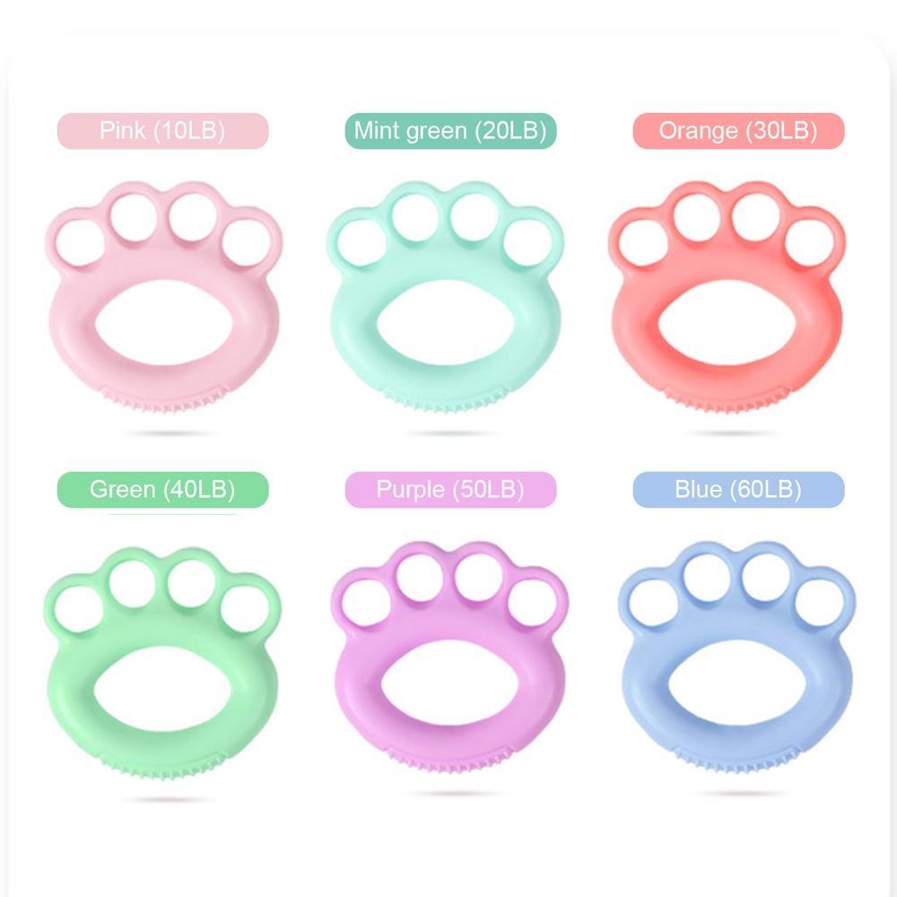 1 шт., устройство для захвата с пятью пальцами, носилки для упражнений на пальцы, тренажер для рукоятки, фитнес-игрушка для игры в мяч, резиновая силовая тренировка для мышц