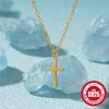 canner 925 пробы стерлингового серебра 1шт модный крест кулон ожерелье ювелирные изделия подарок для женщин повседневная одежда свадьба вечеринка помолвка день святого валентина