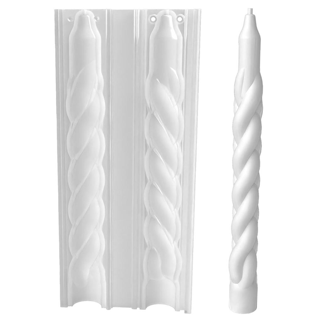 Спиральные цилиндрические формы для свечей, витые стержни, силиконовые формы, формы для изготовления свечей своими руками, формы для литья эпоксидной смолы для вечеринок