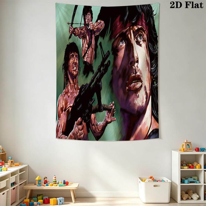Rambo First Blood Bedding 1 Duvet Cover 2 Pillowcase Without Core Soft And Comfortable Christmas Birthday Gift Bedding Set Bedding