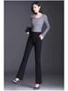 Winter Warm High-Waisted Flared Pants for Women, Plus Size, Straight Leg, Casual Suit for Spring and Autumn 2024