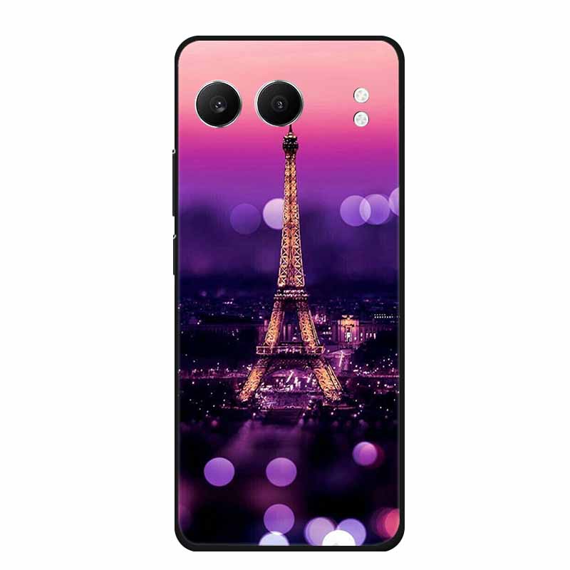 Чехол для OnePlus Nord 4 Чехол для телефона Nord4 Животное Черный Силикон Мягкая Задняя Крышка Чехлы Для OnePlus Nord 4 Чехол 6.74" Корпус Capas