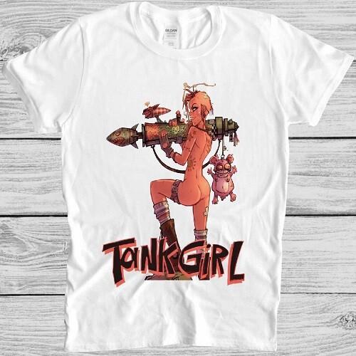 Футболка Tank Girl Базука Сексуальная Панк Смешная Крутая Подарочная Футболка M141