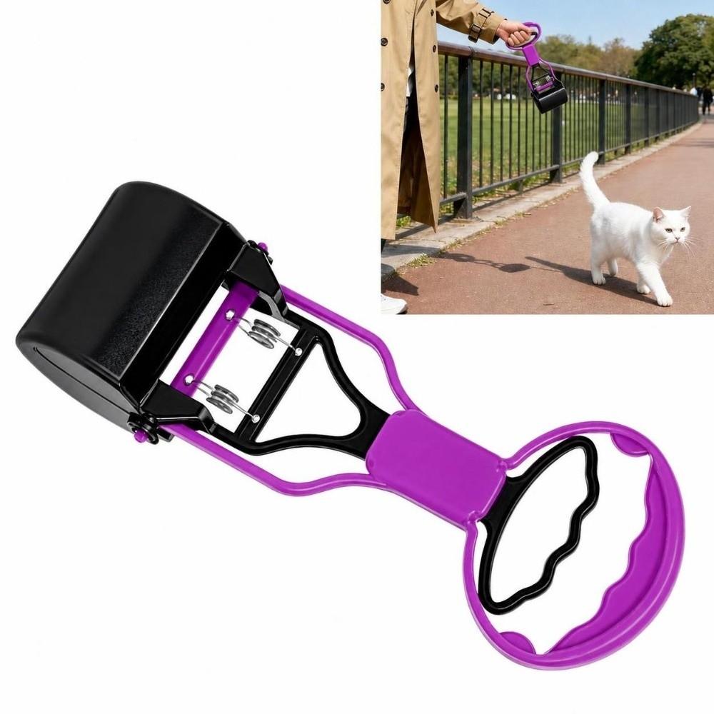 Lightweight Pooper Scooper Hard Polymer Pet Cleaning Tool Waste Pick Up Clamp Park Use