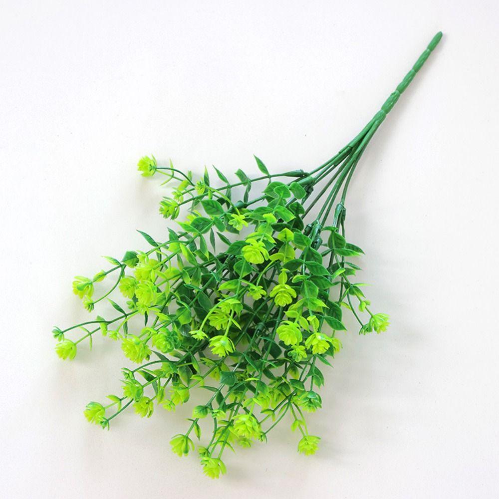 33cm Length Fake Eucalyptus Plant Plastic Eucalyptus Bouquet Interior Decor
