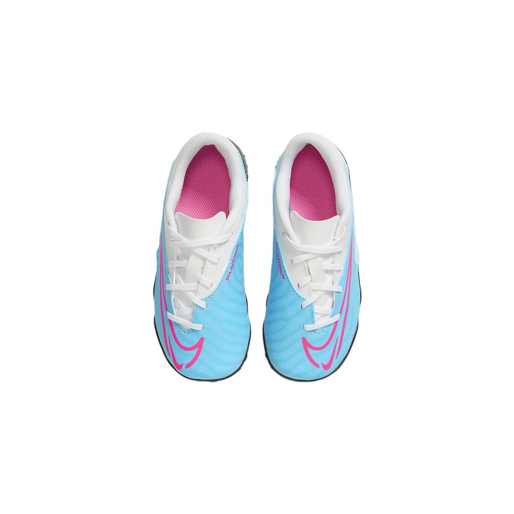 Nike Клуб TF PS Искусственный газон Нескользящие Низкие Детские Футбольные Бутсы Детские кроссовки Синие Белые FJ7002-446