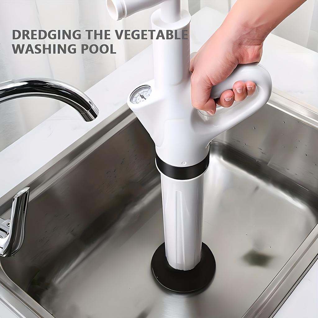 Плунжер для унитаза высокого давления для прочистки слива в ванной, инструмент для прочистки труб