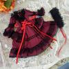 Princess Bjd Baby Clothes Vintage Doll Retro Dress Women Girls Doll Lolita Skirt  1/4 1/6