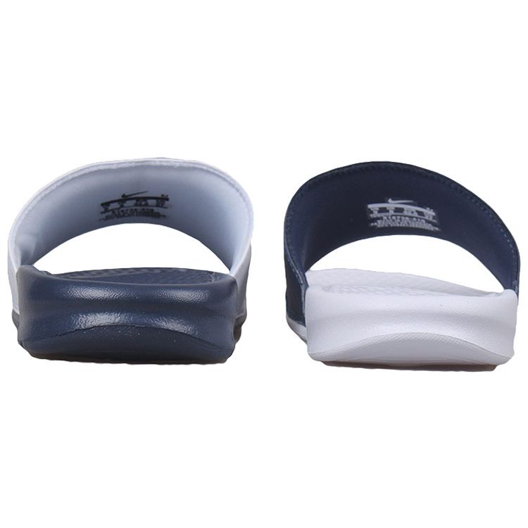 Nike Шлепанцы Benassi JDI Mismatch Унисекс Обувь Синий Белый 818736-410
