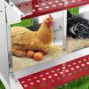 Ящик для кур с 3 отделениями, хорошо проветриваемый, прочный, для сбора яиц, ящик для кур, ящик для кур, ящик для кур