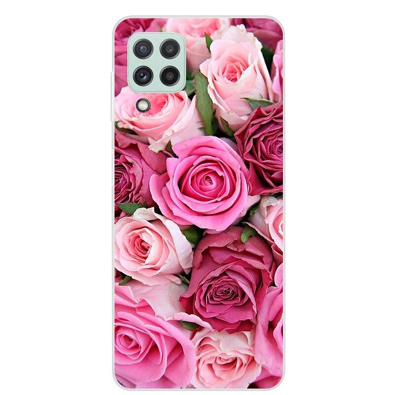 Чехол для Samsung Galaxy M22 M32 4G, задняя крышка для телефона Samsung M22, мягкий чехол для Samsung M32 4G M 22 32, черный чехол из ТПУ 6,4 дюйма