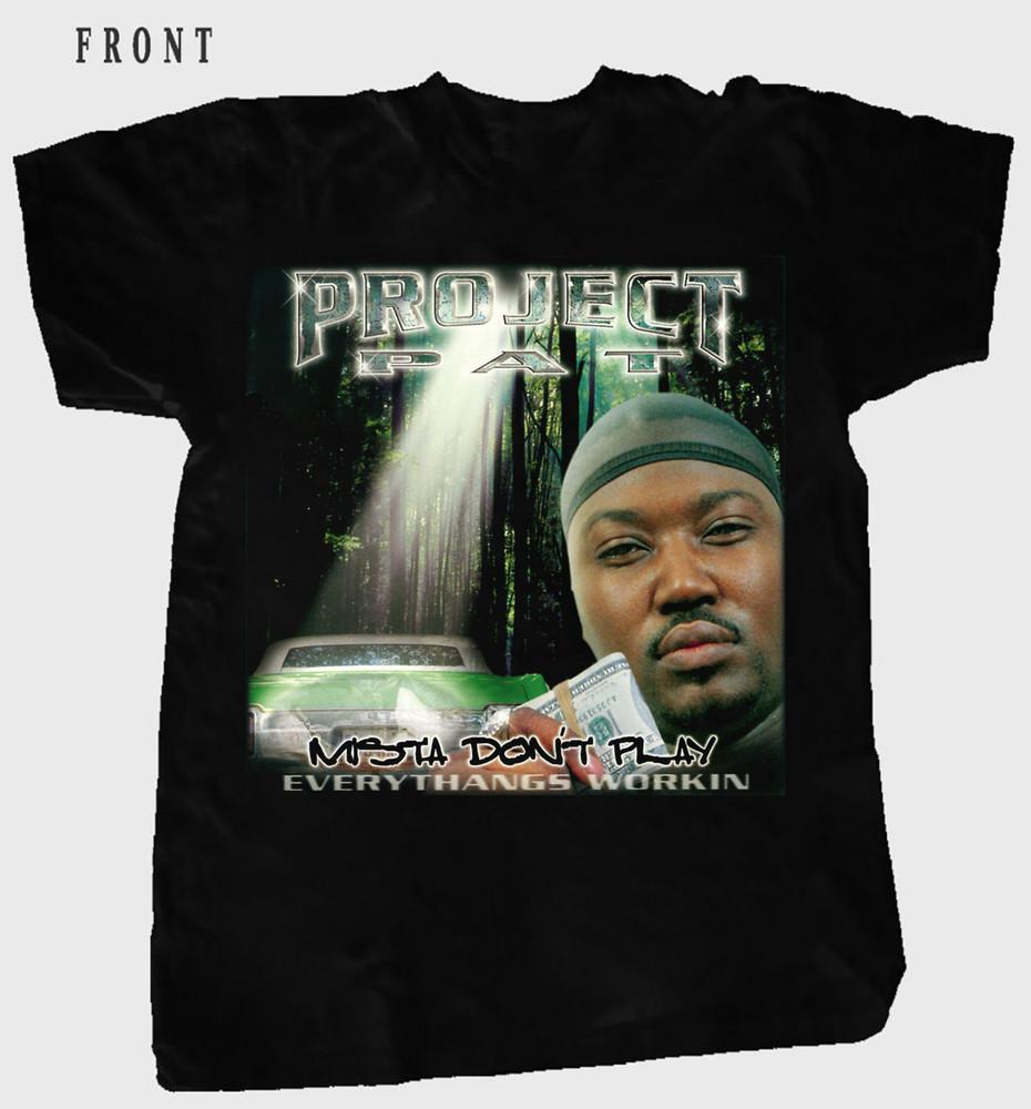 Project Mista Don#039;t Play Pat Three 6 Mafia Album S to 5XL Tshirt QT1528 Unisex T-Shirt
