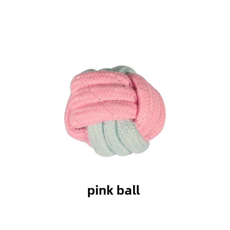 Игрушки для прорезывания зубов у щенков из хлопчатобумажного узелка, устойчивые к жеванию - Основы дрессировки маленьких собак