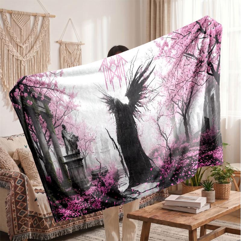 Warm Flannel BlanketSleep Token Soft Cozy Throw Blanket for Bedroom Couch