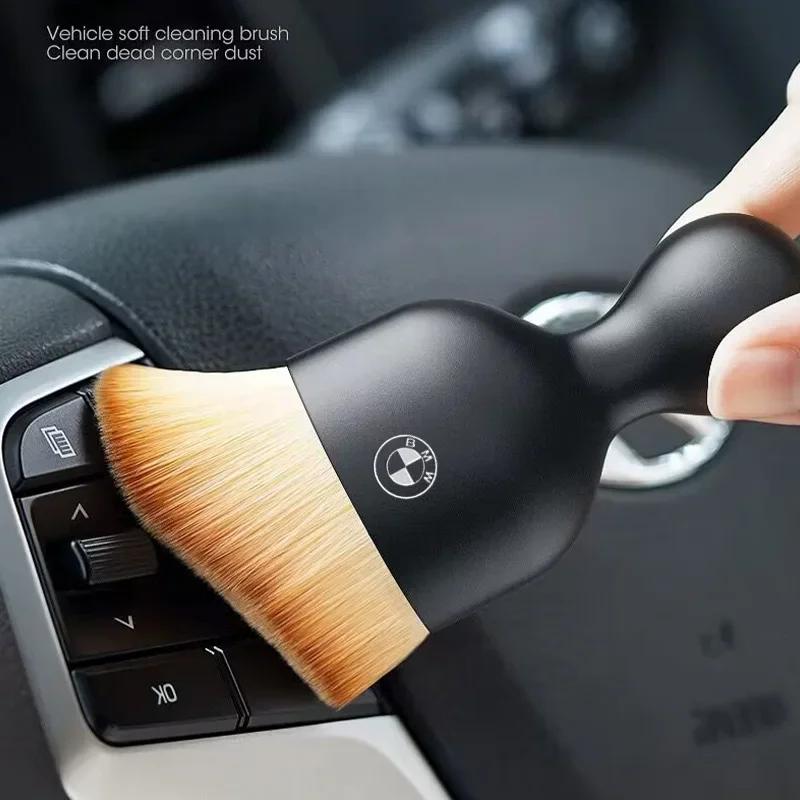 MAKKG1 New 2025 Car Air Conditioner Outlet Dashboard Cleaning Brush Auto Interior Dust Brush for BMW M1 M2 M3 M4 M5 M6 M7 E34 E36 E61 E
