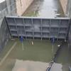 Гидравлические стальные затворы плотины с резиновым водоупорным элементом и откидной створкой для оптимального ландшафтного эффекта