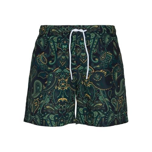 Urban Classics Mens Paisley Swim Shorts