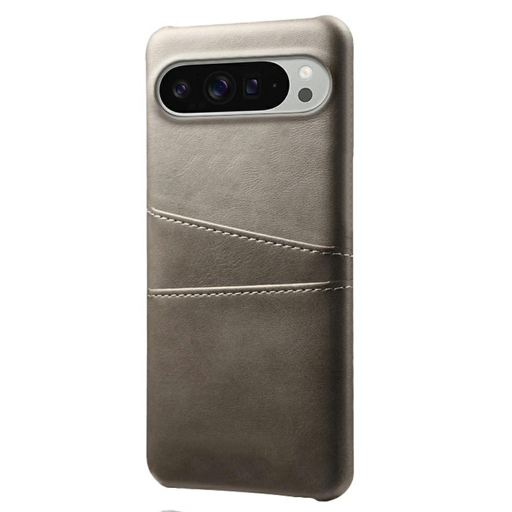 For Google Pixel 10 Pro XL Case Dual Card Slots PU Leather + Hard PC Phone Cover