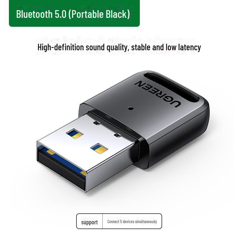 USB-адаптер Greenlink Bluetooth 5.0 для настольных компьютеров и ноутбуков (Виндовс 7/10)