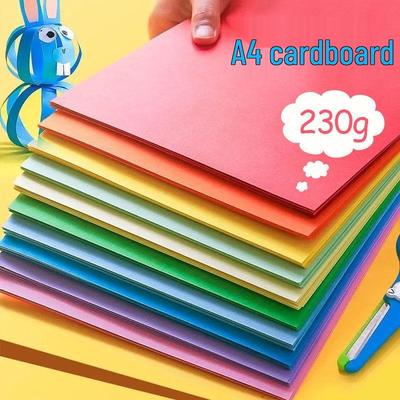 Цветной кардсток А4 230 г/м2 плотный для DIY искусства и обложек поздравительных открыток