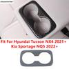 Для Hyundai Tucson NX4 - 2025 и Kia Sportage NQ5 - 2025 Панель-крышка подстаканника заднего сиденья Отделка Аксессуары из АБС-пластика