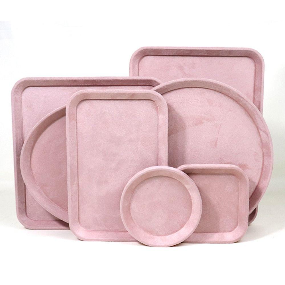 Velvet Jewelry Storage Tray Exquisite Jewelry Tray Show Stand Accessories Display