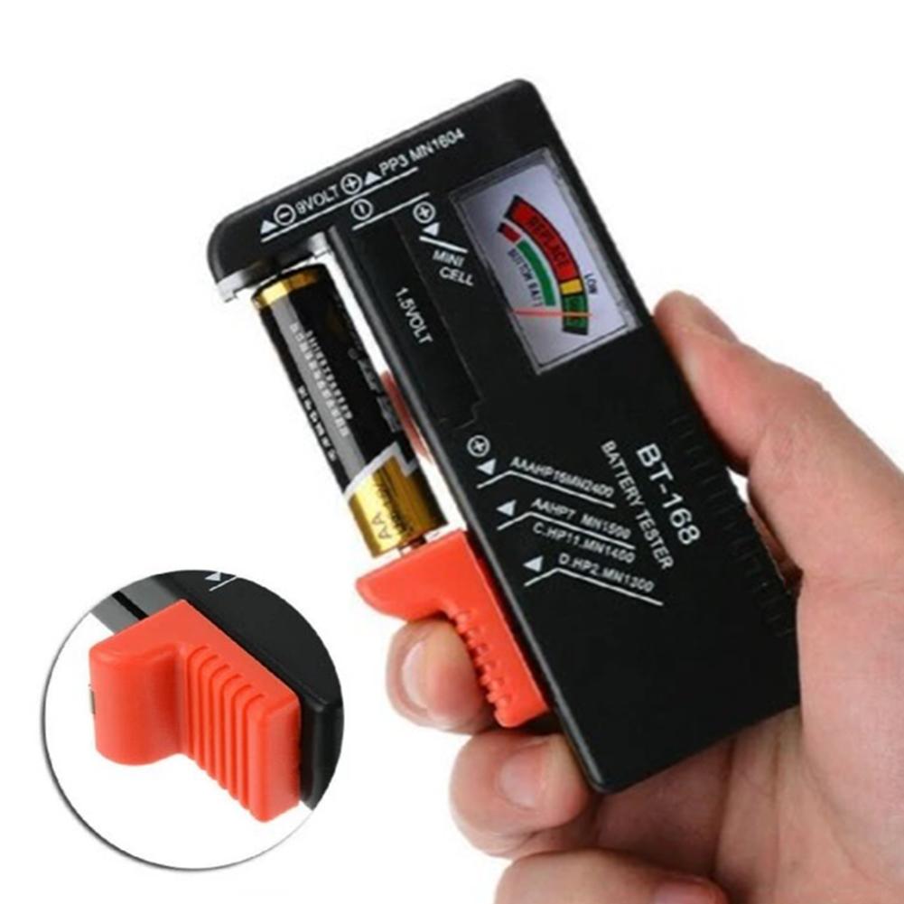 BT-168 детектор проверки емкости аккумулятора цифровой тестер аккумуляторов анализатор проверки литиевых аккумуляторов для C AA AAA 9 В 1,5 В таблеточных элементов