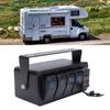 4-Gang Rocker Switch Box, Pre-Wired, Waterproof with USB Charger, Universal Fit, DC QC3.0, Multi-Function, RV, 12V, 24V (Blue Light)