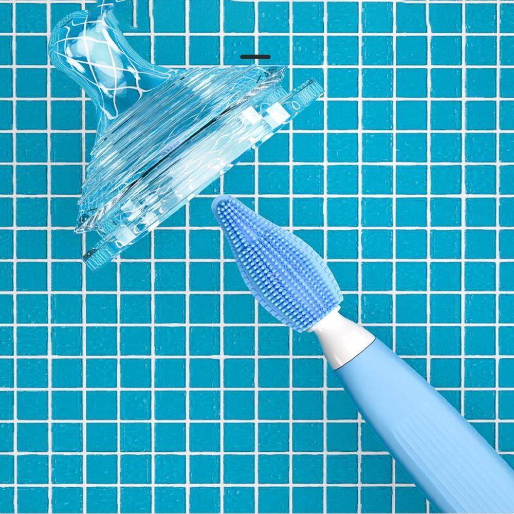 Soft 360 Degree Silicone Baby Pacifier Small Brush Bottle Cleaning Brush Straw Scrubber