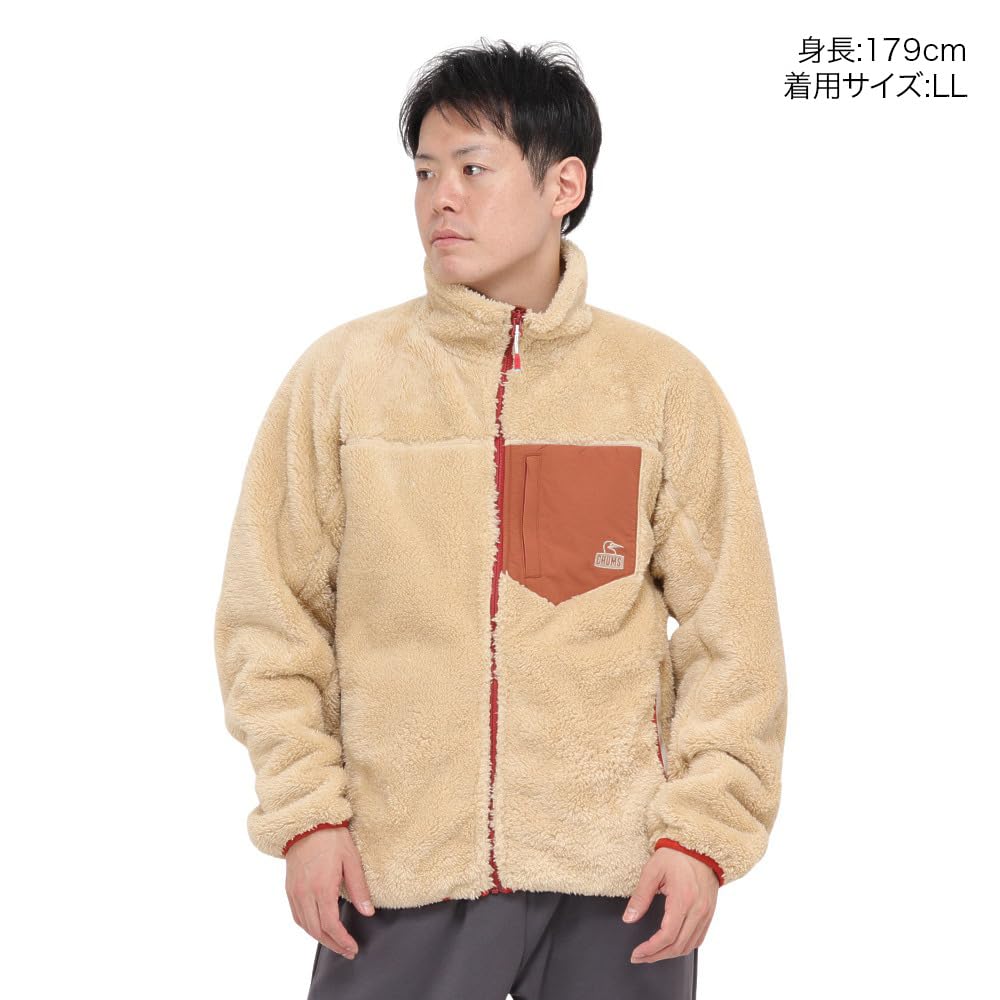 Флисовая куртка Bonding Fleece Jacket бежевый 2XL [Chums] Мужская