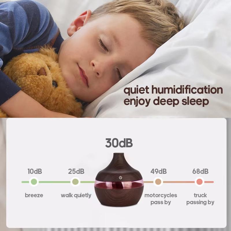 Увлажнитель воздуха Wood Grain Humidifier 300 мл USB-диффузор-распылитель USB бытовой увлажнитель увлажняющий прибор настольный увлажнитель Humificador